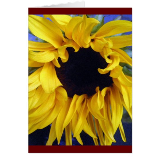 sunflower notecard