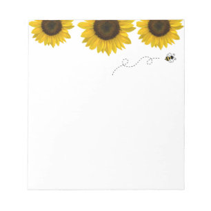 Sunflower Notepad