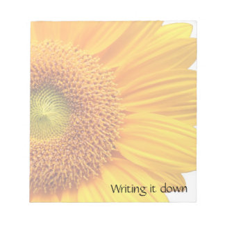 Sunflower  Notepad