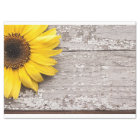 Sunflower on a Wooden Table