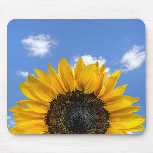 sunflower on summer sky mouse mat (Front)