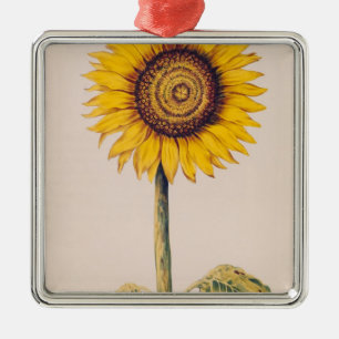 Sunflower or Helianthus Metal Tree Decoration