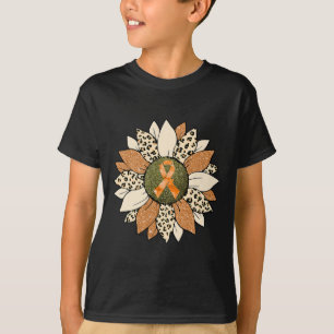 Sunflower Orange Crps Awareness Women Warrior T-Shirt