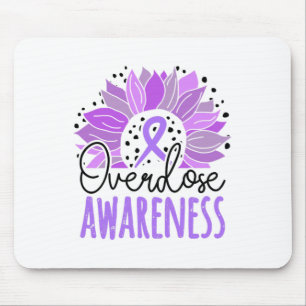 Sunflower Overdose Awareness Mouse Mat