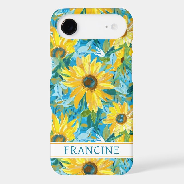 Sunflower Painting Monogrammed (Back)