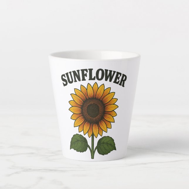 Sunflower painting mug (Front)