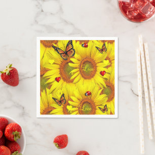 Sunflower Paper Napkins