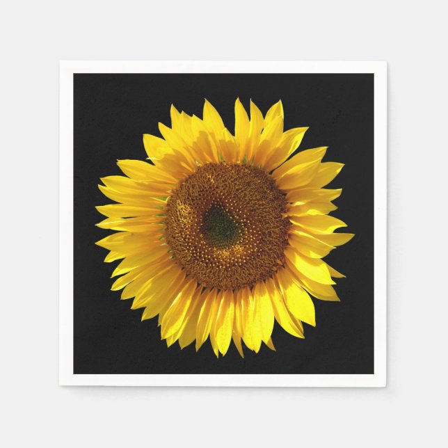 Sunflower Paper Napkins (Front)