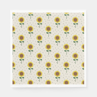Sunflower Paper Napkins