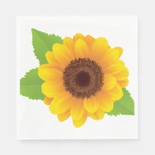 Sunflower Paper Napkins