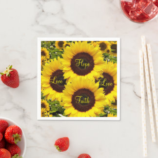 Sunflower Paper Napkins