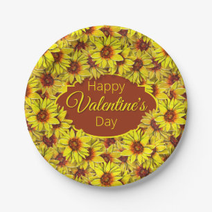 Sunflower Paper Plate