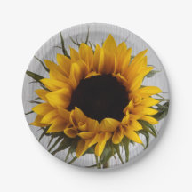 Sunflower Paper Plates