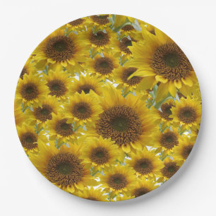Sunflower Paper Plates