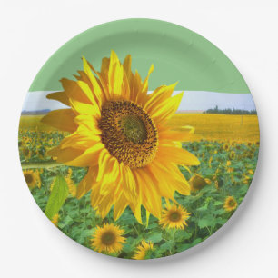 Sunflower Paper Plates