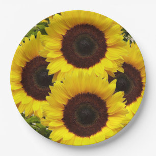 Sunflower Paper Plates
