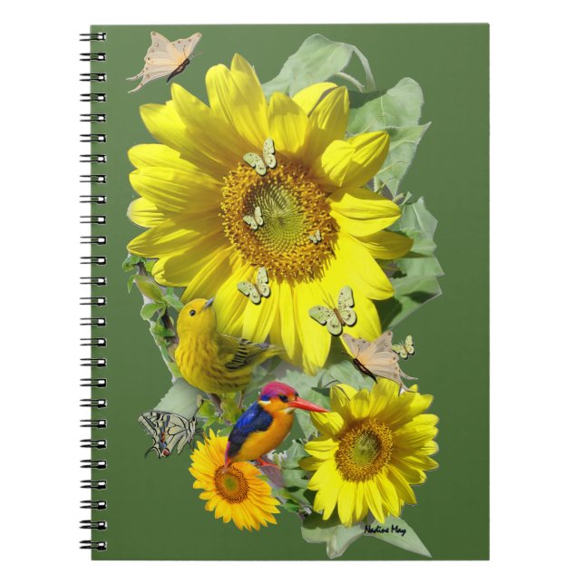 sunflower Party Notebook (Front)