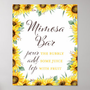 Sunflower Party Sign