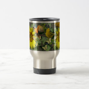 Sunflower Party Travel Mug
