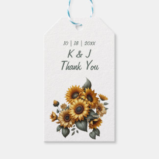 Sunflower Patch Gift Tags