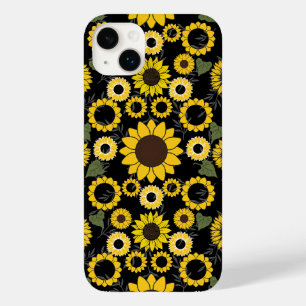 Sunflower pattern A01.b Black BG Case-Mate iPhone 14 Plus Case