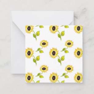 Sunflower Pattern Card
