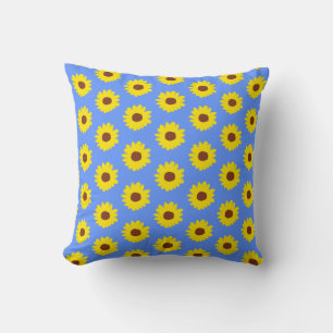 Sunflower Pattern Cushion