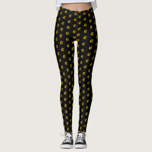 Sunflower Pattern Leggings