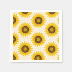 Sunflower Pattern  Napkin