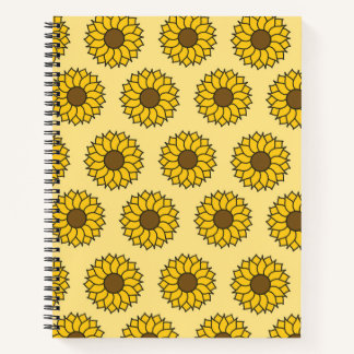 Sunflower Pattern  Notebook
