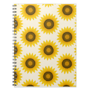 Sunflower Pattern Notebook