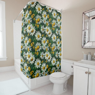 SUNFLOWER  PATTERN SHOWER CURTAIN