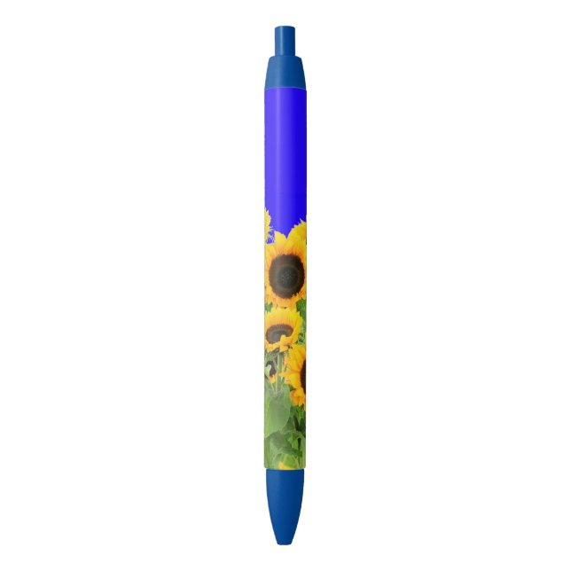 Sunflower Pen Ukrainian Flag Colour Support Ukrain (Front Vertical)