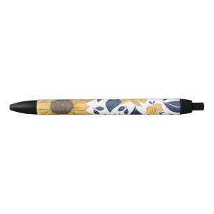 Sunflower Pens and Yellow floral Pen