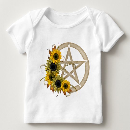 Sunflower Pentagram Baby T-Shirt