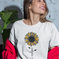 Sunflower Personalised Name Stem