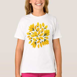 Sunflower Petals – Bright Floral Design for Kids T-Shirt