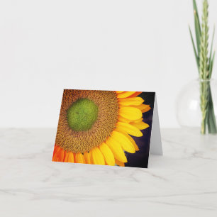 Sunflower Petals Customisable Note Card