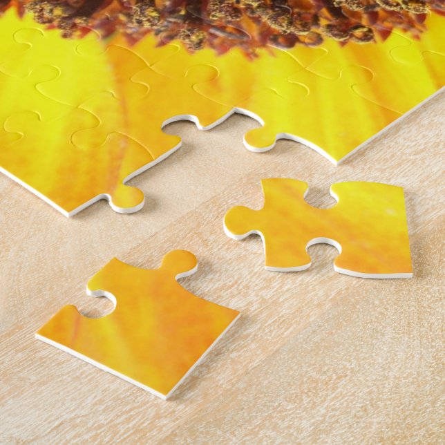 Sunflower Photo Jigsaw Puzzle (Side)