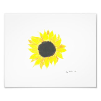 Sunflower Photo Paper Art
