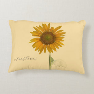 Sunflower Photo Pilow Decorative Cushion