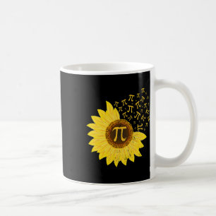 Sunflower Pi Day 3.14 March 14th Math Teacher Vint Coffee Mug