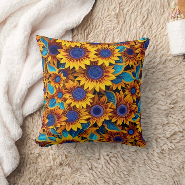 Sunflower Pillow (Blanket)