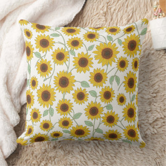 Sunflower pillow