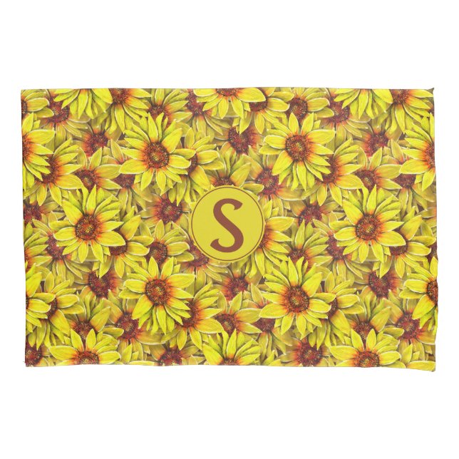 Sunflower Pillowcase (Front)