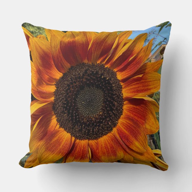 Sunflower Pillowcase Cushion (Front)