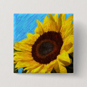 Sunflower Pin