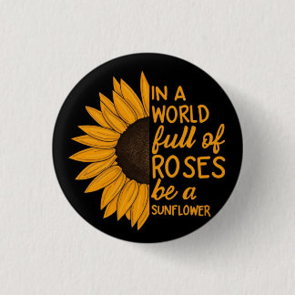 Sunflower pin│Inspirational Gift│Positive Badge