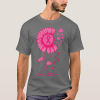 Sunflower Pink Ribbon Breast Cancer Awareness Warr