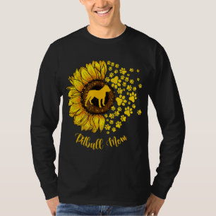 Sunflower Pitbull Mum Dog Lover T-Shirt